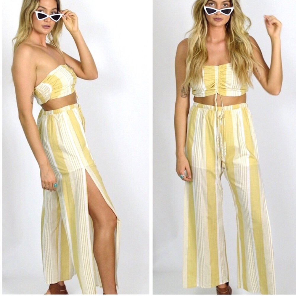✨Set: Bandeau & Wide Leg Pant